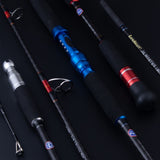 1.6-2.1M 37KG/ 81LB Two-sectional Heavy Power Carbon Spinning Rod with Fuji Guide Rings
