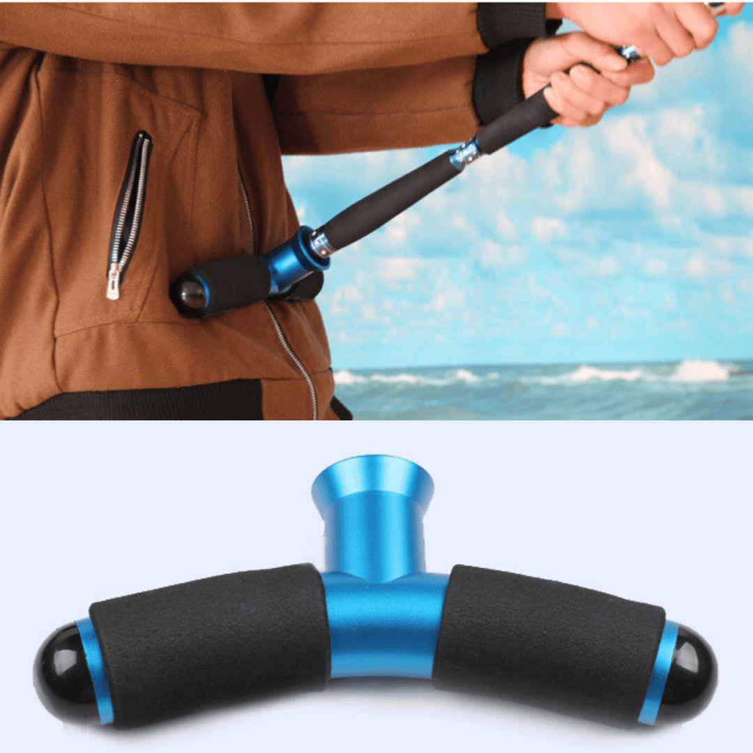 gimbal fishing rod holder Portable Fishing Rod Gimbal/ T-Bar Random Colors