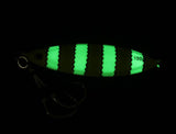 Set of 4 Multicolor Metal Slow Jigs With Double Hook Assist 60, 80, 120 and 150g