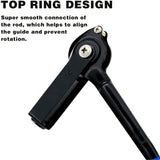 100lb/ 130lb 1.5m (5ft) Heavy Power Two-sectional Short Carbon Trolling Rod with Pac Bay Roller Guides and a Swivel Tip