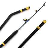 100lb/ 130lb 1.5m (5ft) Heavy Power Two-sectional Short Carbon Trolling Rod with Pac Bay Roller Guides and a Swivel Tip