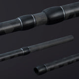 2.4M 44LB/ 20KG Two-sectional Heavy Power Carbon Spinning Rod with Fuji Guide Rings
