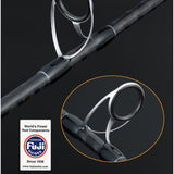 2.4M 44LB/ 20KG Two-sectional Heavy Power Carbon Spinning Rod with Fuji Guide Rings