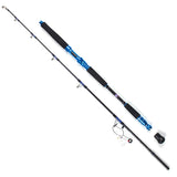 LK Jigmaster 37kg 2 Section Heavy Power Carbon Spinning Rod With Fuji Guide Rings 