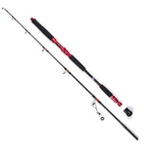 LK Jigmaster 37kg 2 Section Heavy Power Carbon Spinning Rod With Fuji Guide Rings 