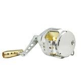 50W 40kg Max Drag CNC Machined Aircraft Aluminum Forged Spool 2 Speed Narrow Topless Trolling Reel