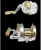 50W 40kg Max Drag CNC Machined Aircraft Aluminum Forged Spool 2 Speed Narrow Topless Trolling Reel