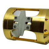 W80 50kg Max Drag CNC Machined Aircraft Aluminum Forged Spool 2 Speed Boat Trolling Reel 